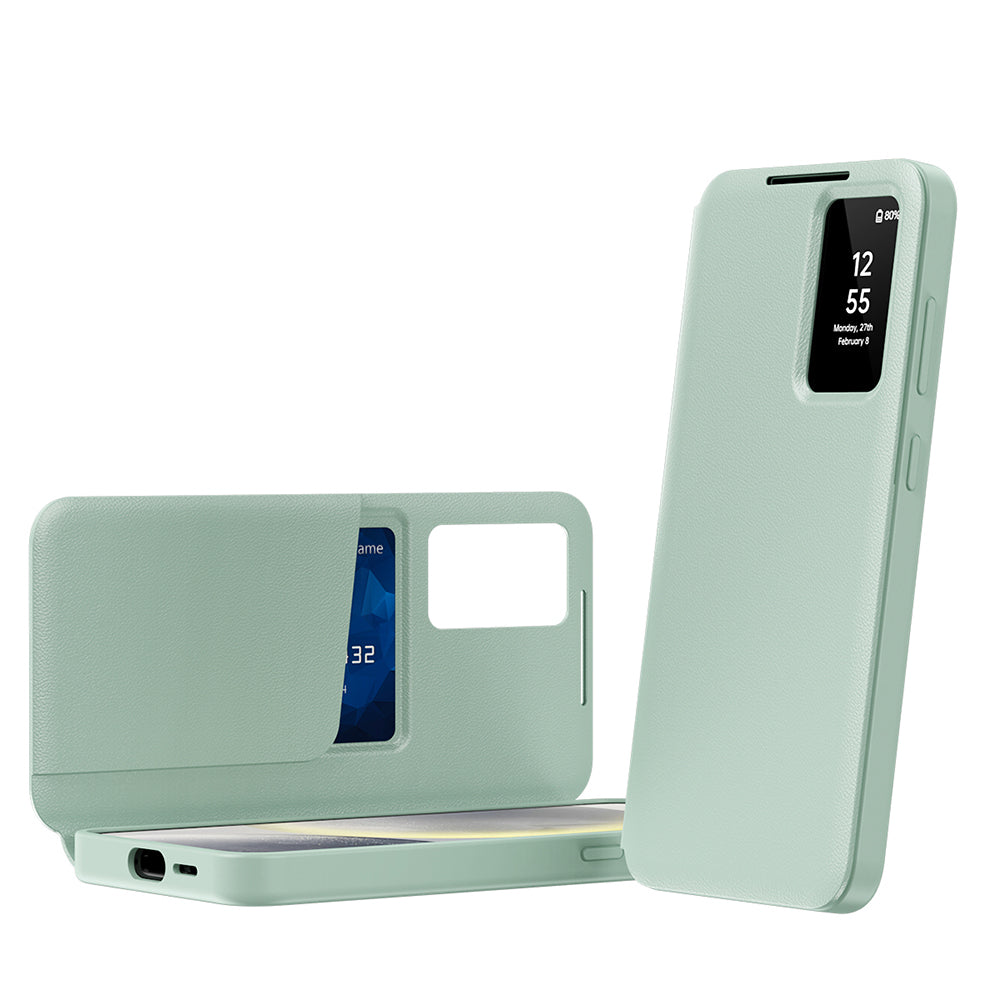 Case for Samsung Galaxy S22 Ultra 5G S908, Techsuit, SmartView, Green