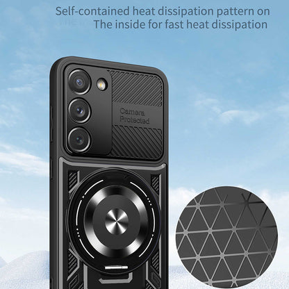 Case for Samsung Galaxy S23 S911, Techsuit, RuggedCam, Black