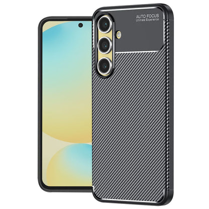 Case for Samsung Galaxy S24 FE S721, Techsuit, CarbonFiber, Black
