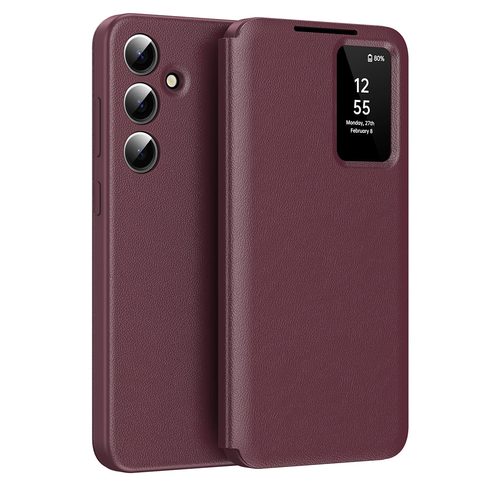 Case for Samsung Galaxy S24 FE S721, Techsuit, SmartView, Red