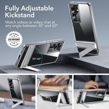 Case for Samsung Galaxy S24+ S926, ESR, Air Shield Boost Kickstand, Transparent