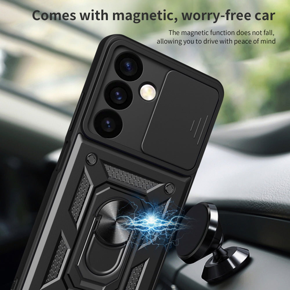 Case for Samsung Galaxy S24+ S926, Techsuit, CamShield, Black