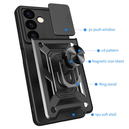 Case for Samsung Galaxy S24+ S926, Techsuit, CamShield, Black