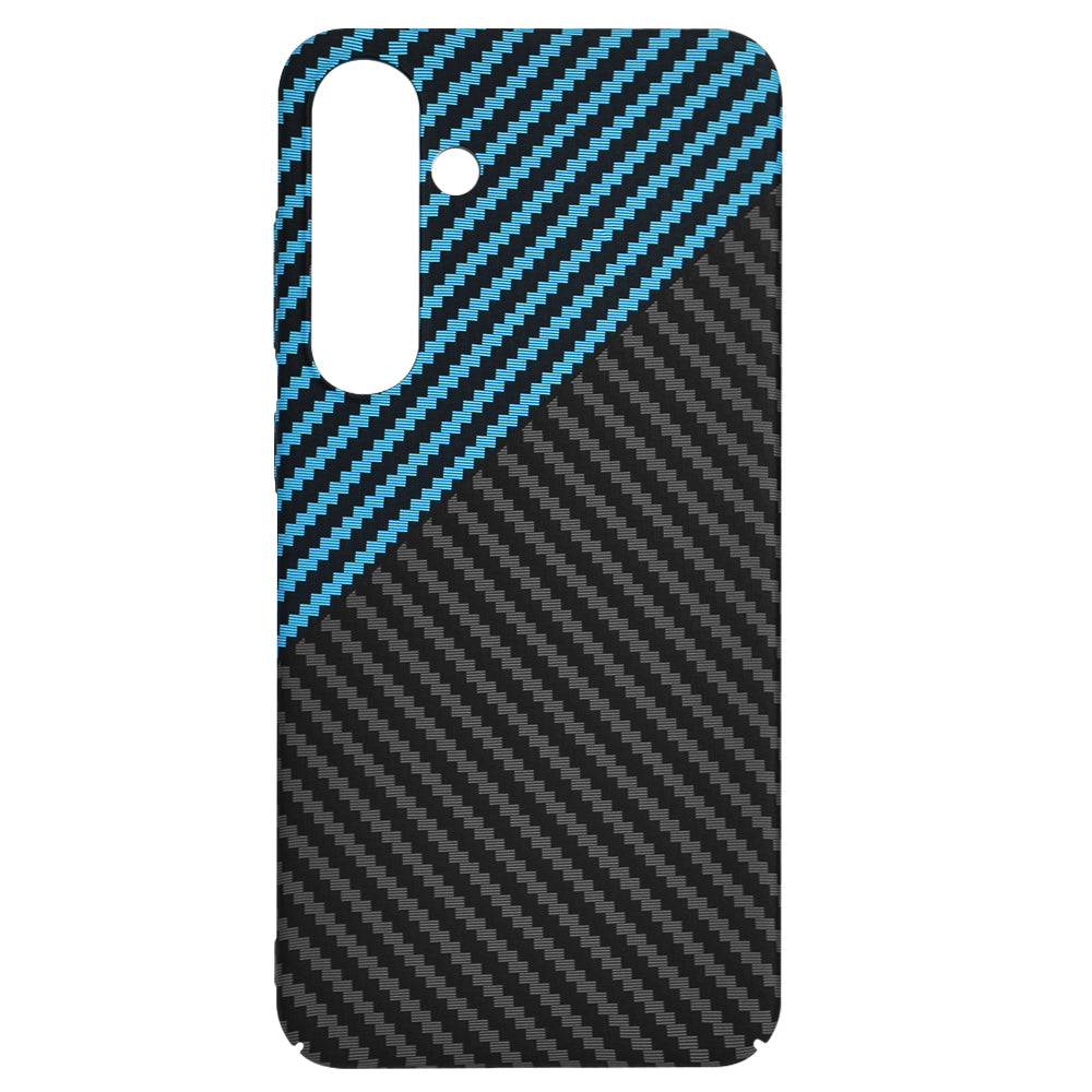Case for Samsung Galaxy S24+ S926, Techsuit, Carbonite FiberShell, Black Blue