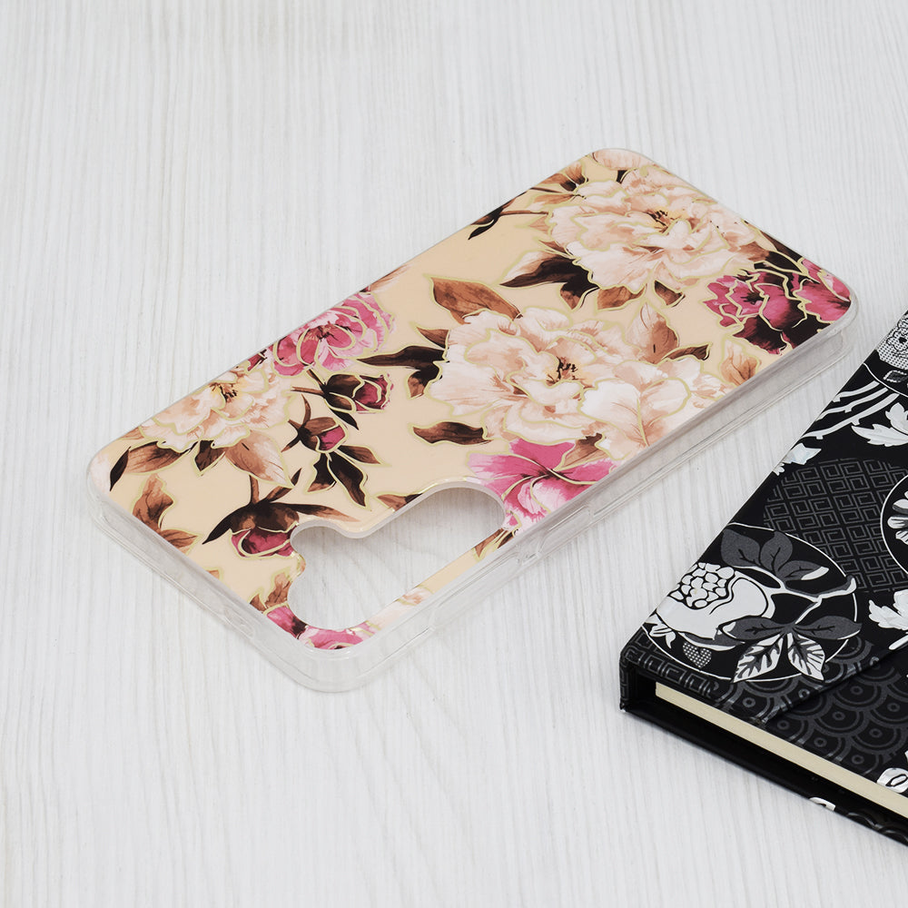 Case for Samsung Galaxy S24+ S926, Techsuit, Marble, Beige