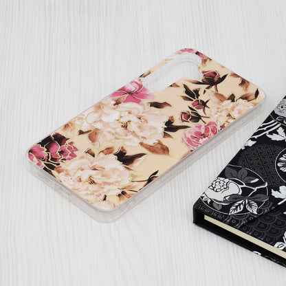 Case for Samsung Galaxy S24+ S926, Techsuit, Marble, Beige