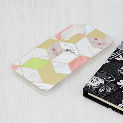Case for Samsung Galaxy S24+ S926, Techsuit, Marble, Purple