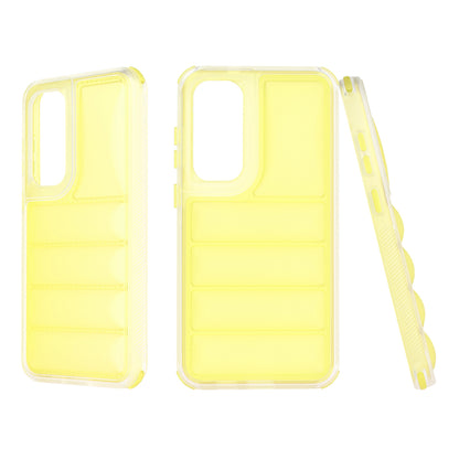 Case for Samsung Galaxy S24+ S926, Techsuit, Wave Shield, Yellow