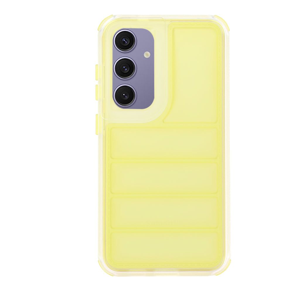 Case for Samsung Galaxy S24+ S926, Techsuit, Wave Shield, Yellow