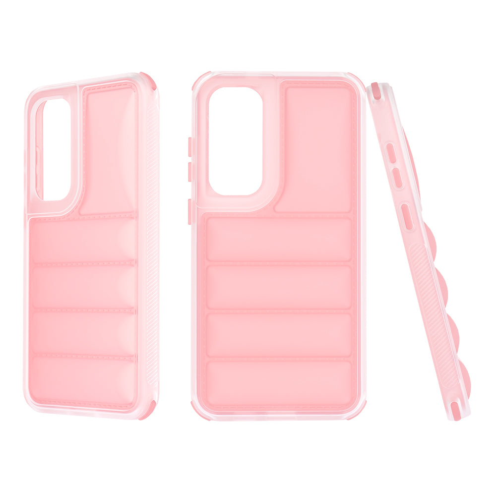 Case for Samsung Galaxy S24+ S926, Techsuit, Wave Shield, Pink
