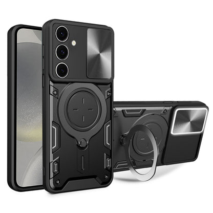 Case for Samsung Galaxy S24 S921, Techsuit, CamGuard Pro, Black