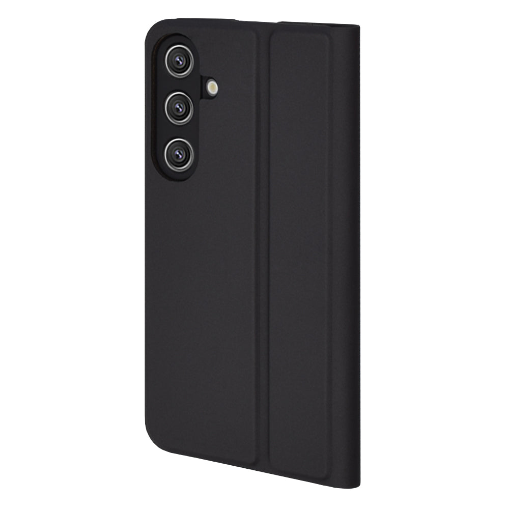 Case for Samsung Galaxy S24 S921, Techsuit, Magskin Book, Black