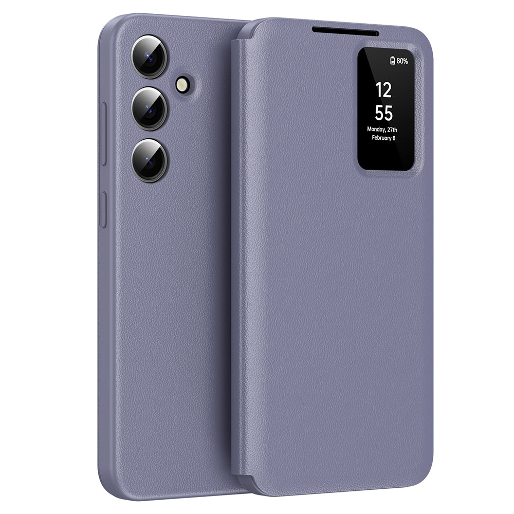 Case for Samsung Galaxy S24 S921, Techsuit, SmartView, Purple