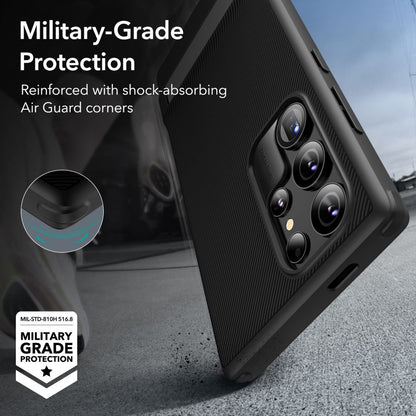 Case for Samsung Galaxy S24 Ultra S928, ESR, Air Shield Boost, Black