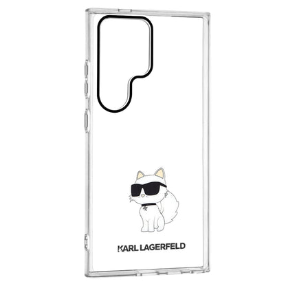 Case for Samsung Galaxy S24 Ultra S928, Karl Lagerfeld, IML Luxury Choupette, Transparent