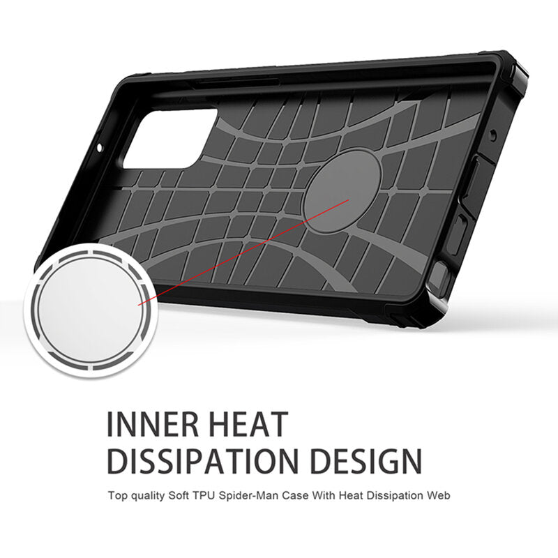 Case for Samsung Galaxy S24 Ultra S928, Techsuit, Hybrid Armor, Black