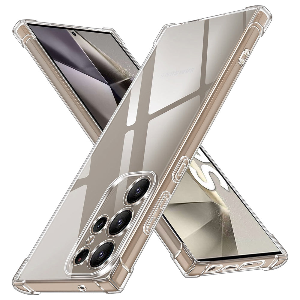 Case for Samsung Galaxy S24 Ultra S928, Techsuit, Shockproof Clear, Transparent