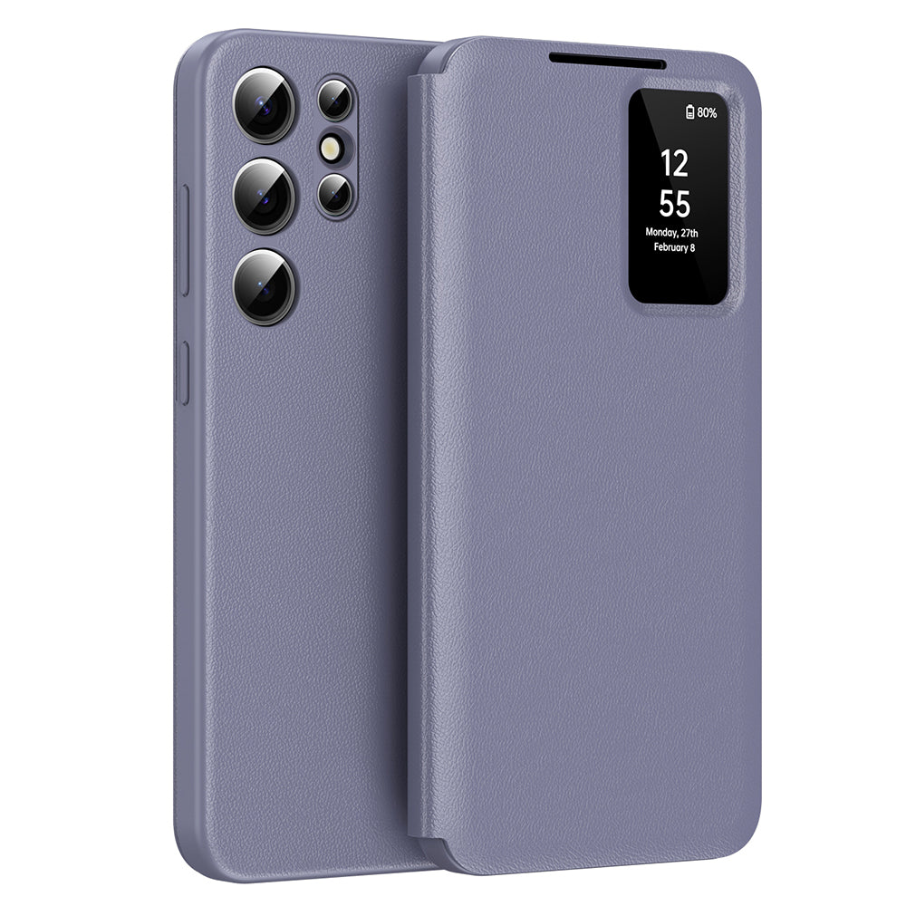 Case for Samsung Galaxy S24 Ultra S928, Techsuit, SmartView, Purple