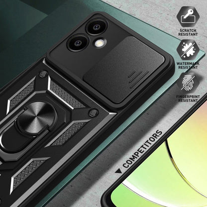 Case for Samsung Galaxy S25 Edge S937, Techsuit, CamShield, Black
