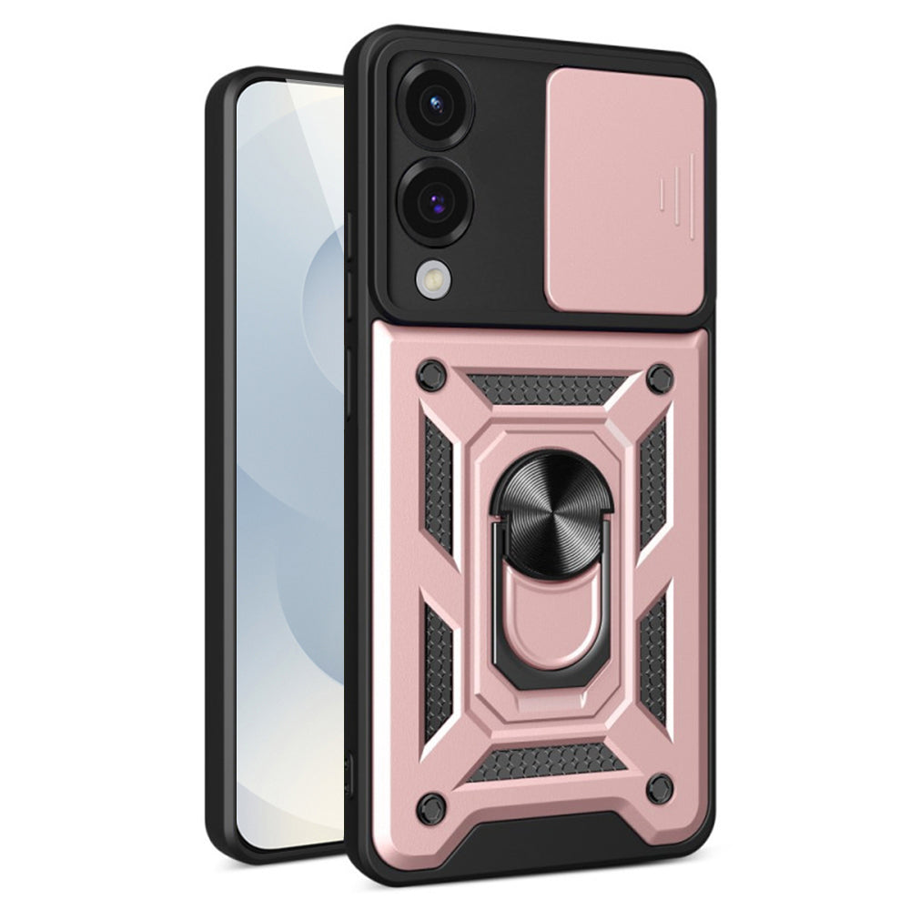 Case for Samsung Galaxy S25 Edge S937, Techsuit, CamShield, Pink
