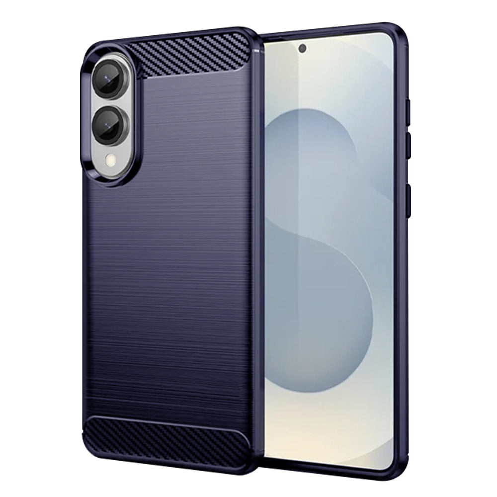 Case for Samsung Galaxy S25 Edge S937, Techsuit, Carbon, Blue