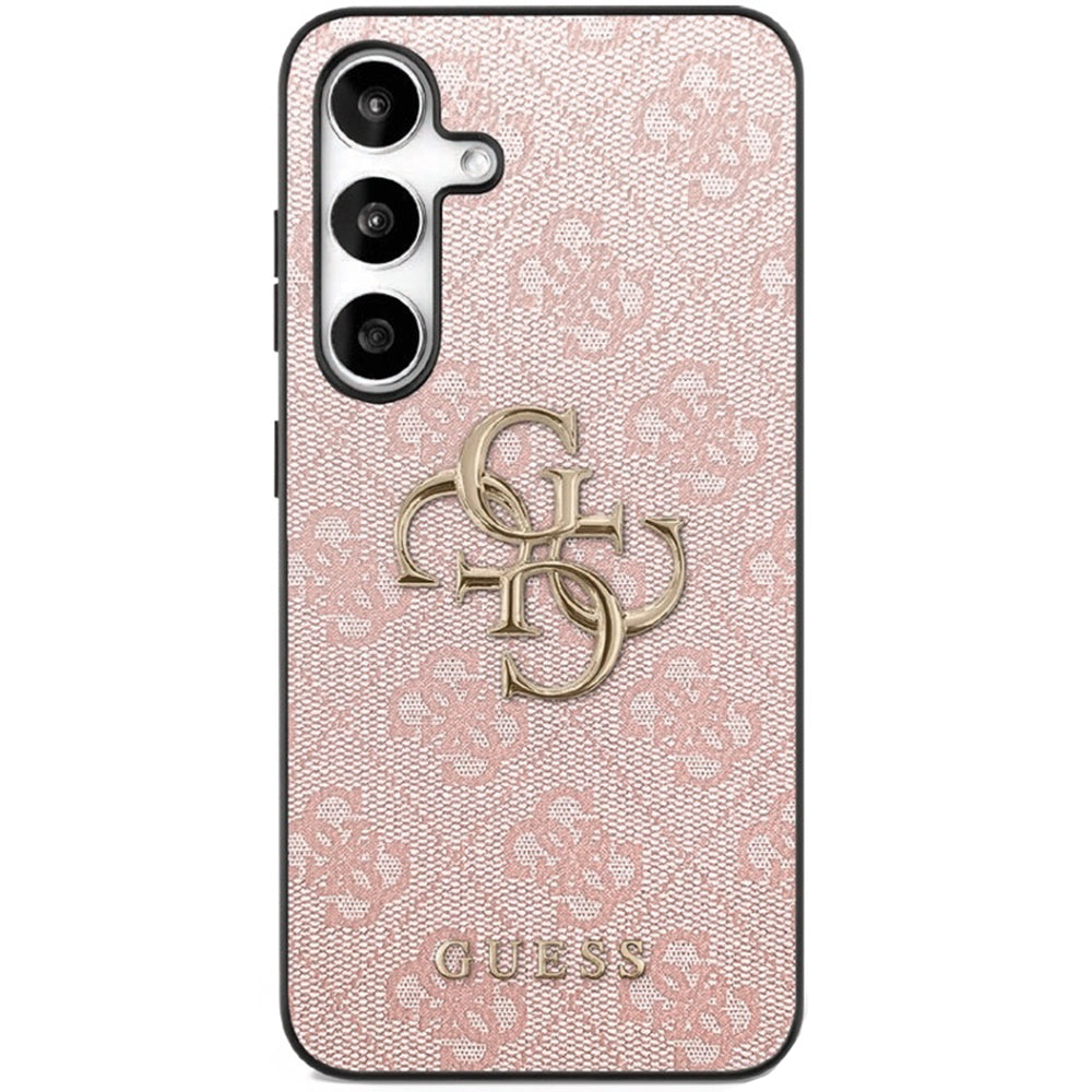 Case for Samsung Galaxy S25 FE, Guess, 4G Metal Logo, Pink