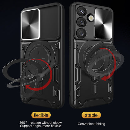 Case for Samsung Galaxy S25 FE, Techsuit, CamGuard Pro, Purple