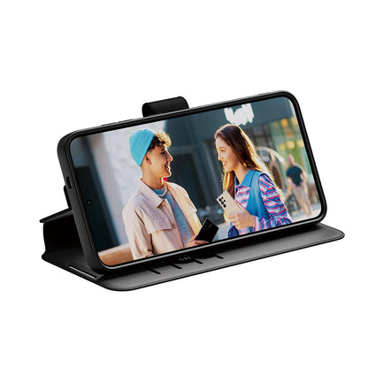 Case for Samsung Galaxy S25+ S936, PanzerGlass, Care Feature Kickstand Wallet, Black