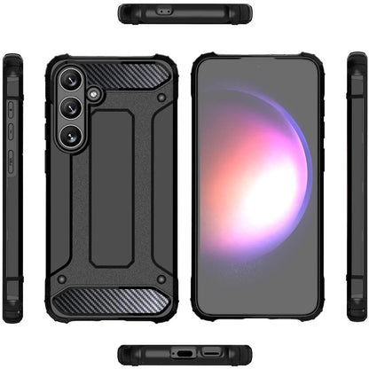 Case for Samsung Galaxy S25 S931, Techsuit, Hybrid Armor, Black