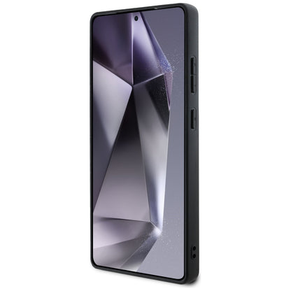 Case for Samsung Galaxy S25 Ultra S938, Guess, 4G Grained Big and Classic Logo, Black