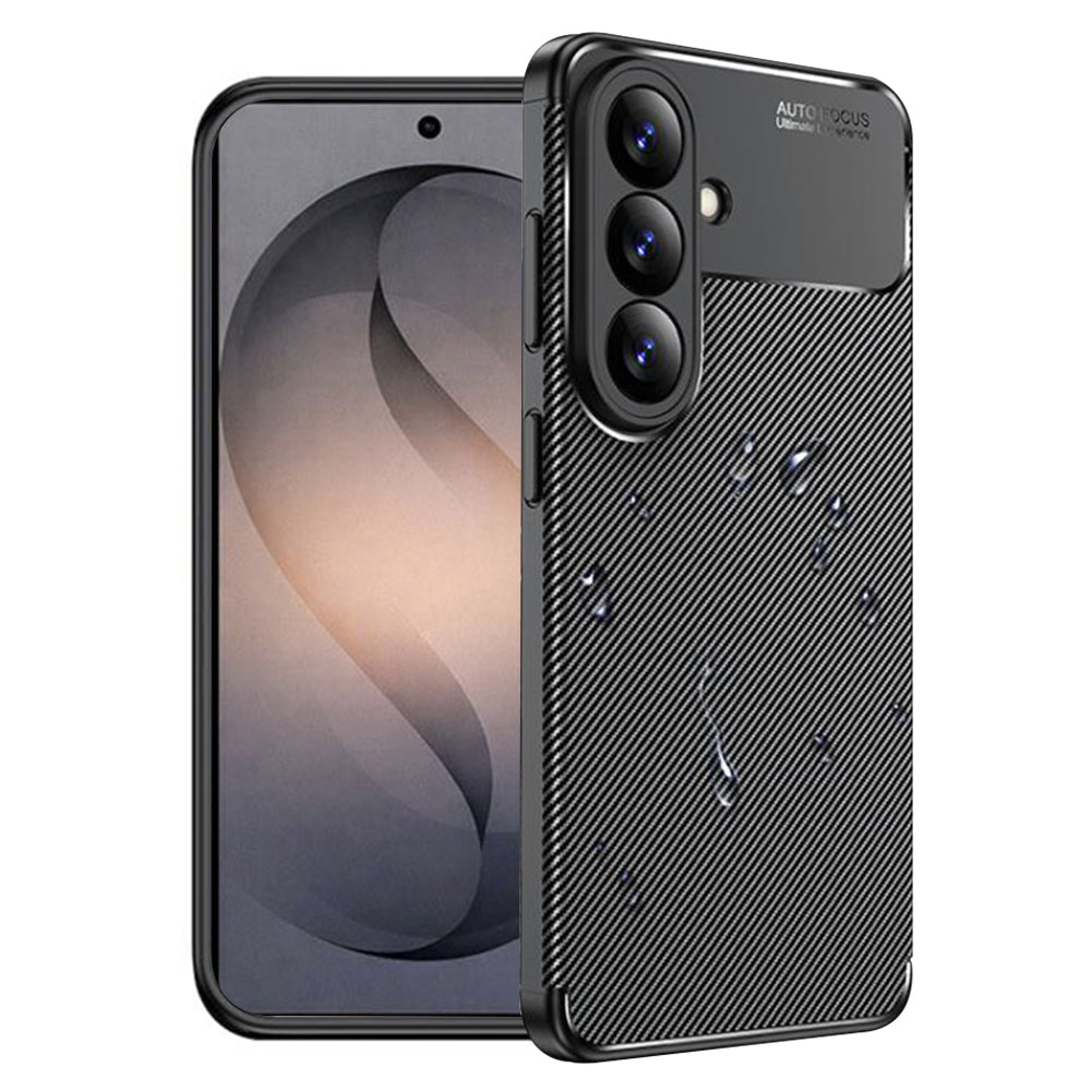 Case for Samsung Galaxy S26 Plus S947, Techsuit, CarbonFiber, Black