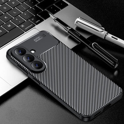 Case for Samsung Galaxy S26 Plus S947, Techsuit, CarbonFiber, Black