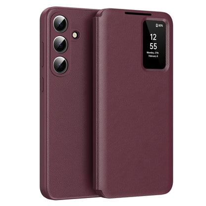 Case for Samsung Galaxy S26 Plus S947, Techsuit, SmartView, Red