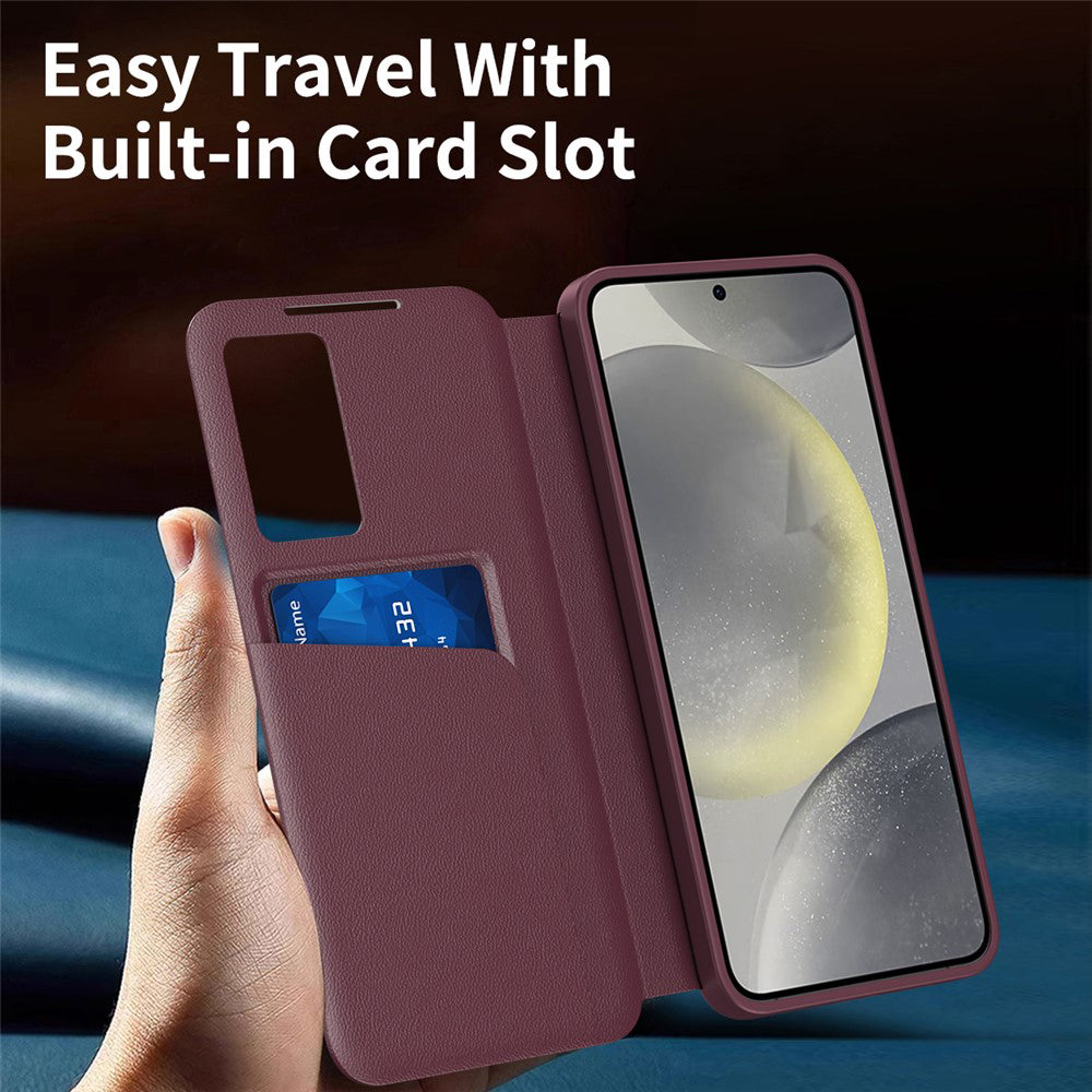 Case for Samsung Galaxy S26 Plus S947, Techsuit, SmartView, Red