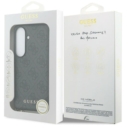 Case for Samsung Galaxy S26 S942, Guess, 4G Classic Logo Charm, Black