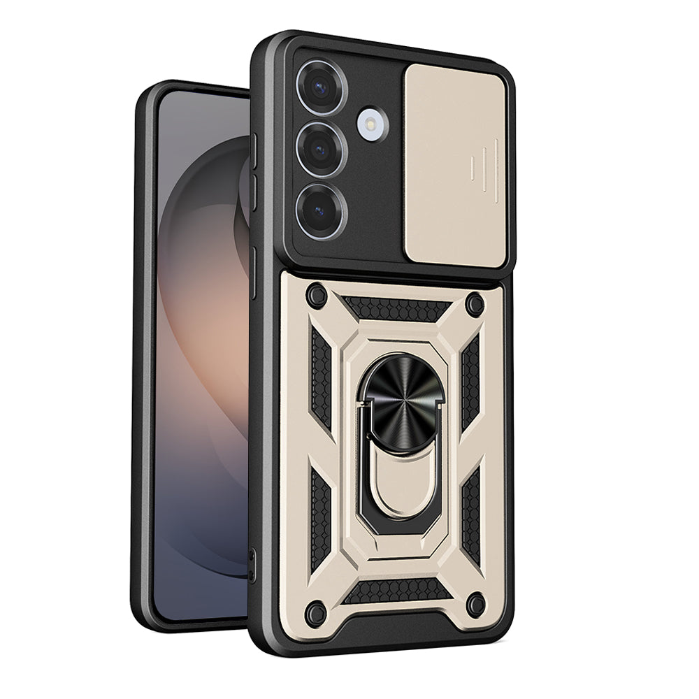 Case for Samsung Galaxy S26, Techsuit, CamShield, Gold