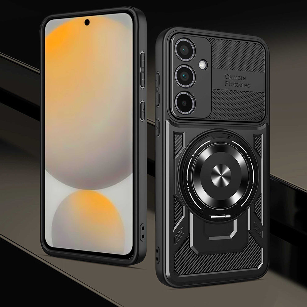 Case for Samsung Galaxy S26 S942, Techsuit, RuggedCam, Black