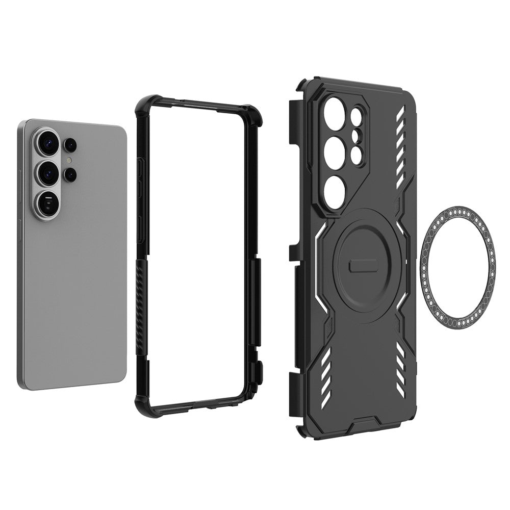 MagSafe Case for Samsung Galaxy S26 Ultra, Techsuit, ArmorMag, Blue