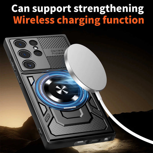 Case for Samsung Galaxy S26 Ultra, Techsuit, RuggedCam, Black