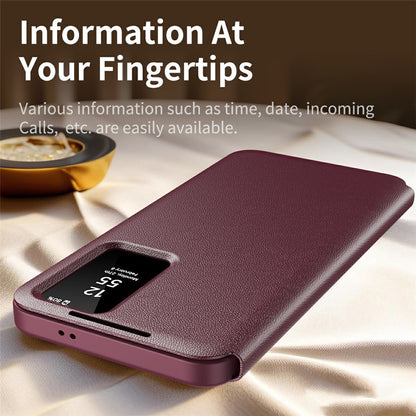 Case for Samsung Galaxy S26 Ultra S948, Techsuit, SmartView, Red