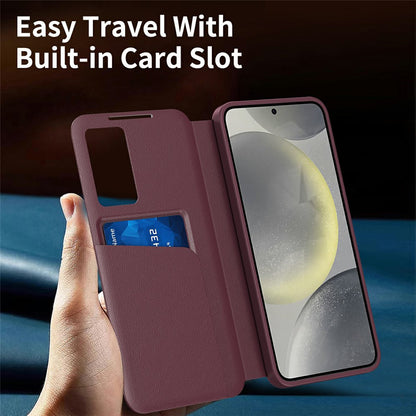 Case for Samsung Galaxy S26 Ultra S948, Techsuit, SmartView, Red