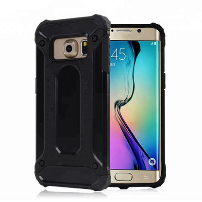 Case for Samsung Galaxy S6 G920, Techsuit, Hybrid Armor, Black