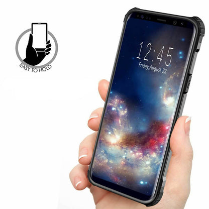 Case for Samsung Galaxy S6 G920, Techsuit, Hybrid Armor, Black