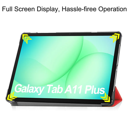 Case for Samsung Galaxy Tab A11+ / Tab A9+, Techsuit, FoldPro, Red