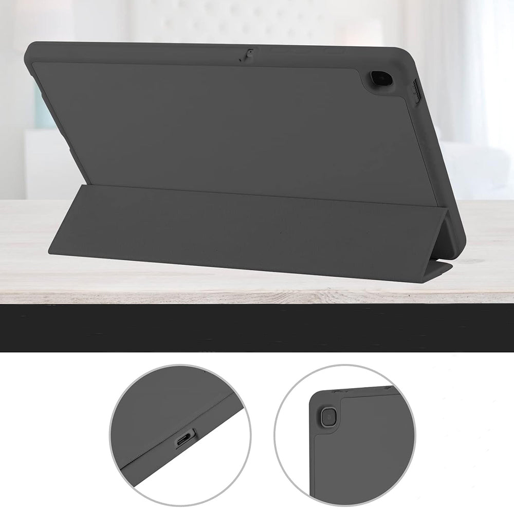 Case for Samsung Galaxy Tab A7 Lite, Techsuit, Flex Trifold, Black
