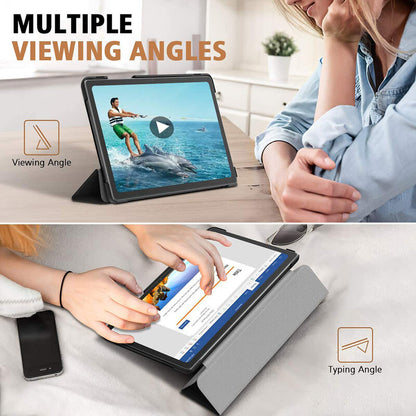Case for Samsung Galaxy Tab A7 Lite, Techsuit, FoldPro, Black