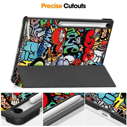 Case for Samsung Galaxy Tab S10 FE+, Techsuit, FoldPro Urban Vibe, Multicolor