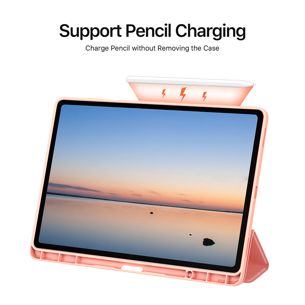 Case for Samsung Galaxy Tab S12 Plus, DUX DUCIS, Domo with Pen Holder, Pink