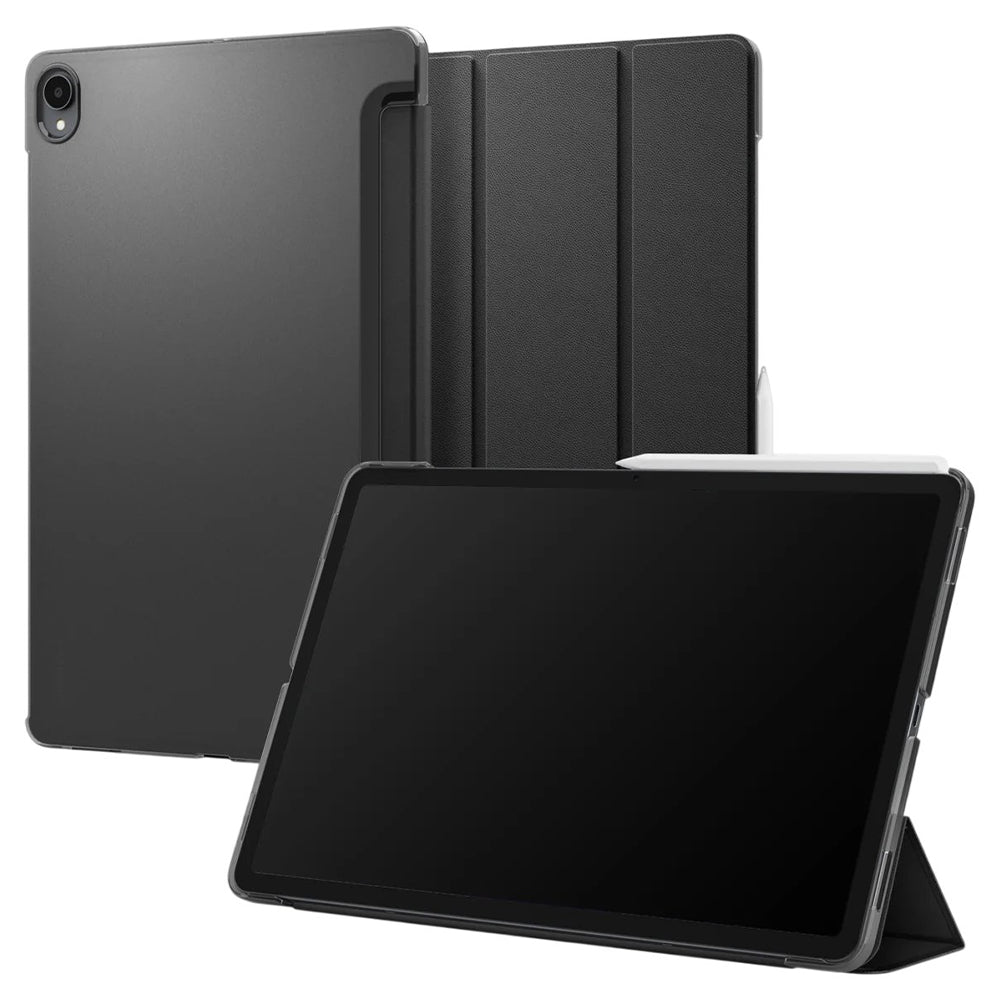 Case for Samsung Galaxy Tab S12 Plus, Spigen, Liquid Air Folio, Black ACS11828