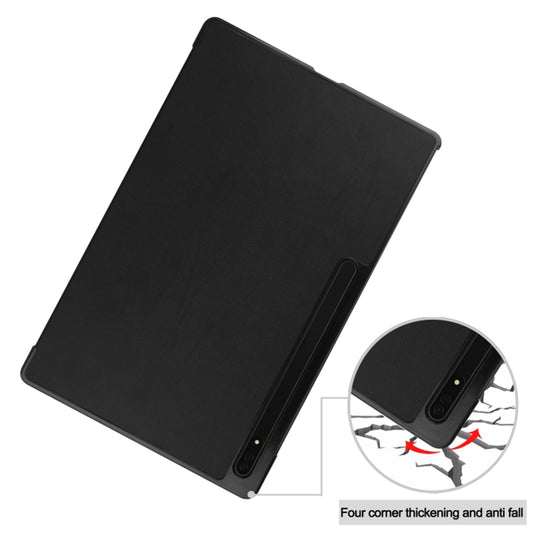 Case for Samsung Galaxy Tab S8 Ultra, Techsuit, FoldPro, Black